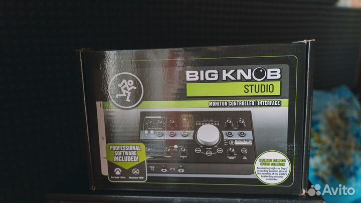Mackie big knob studio (не работает)звуковая карта