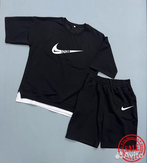 Спортивный костюм nike (футболка+шорты)