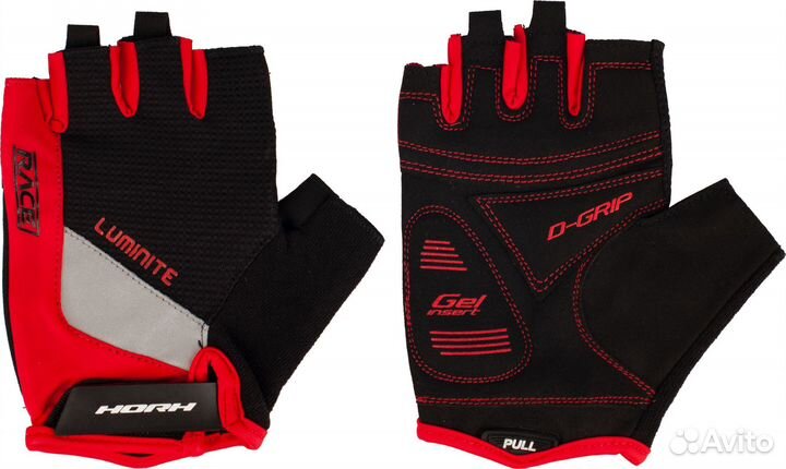 Велоперчатки horh 7066 черно-красный Vol2018