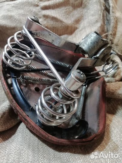 Велосипедное седло кожа СССР