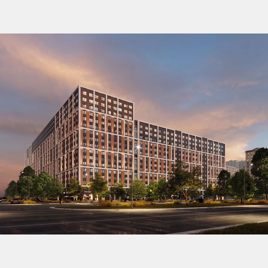 Апартаменты-студия, 28 м², 17/17 эт.
