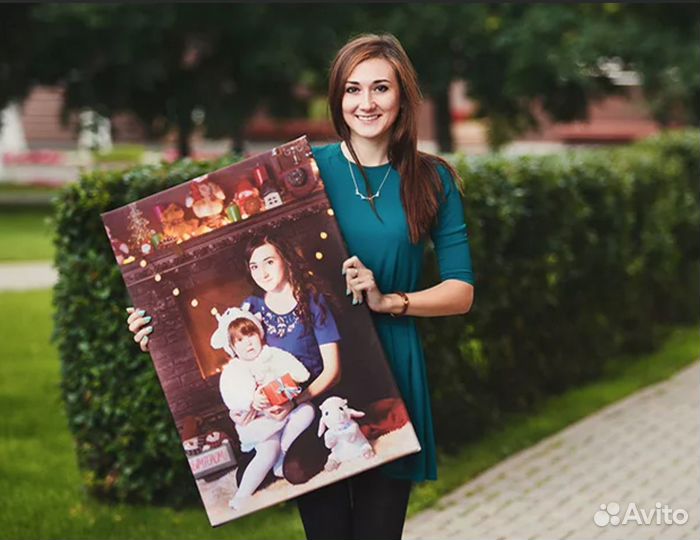 Портрет на холсте по фото