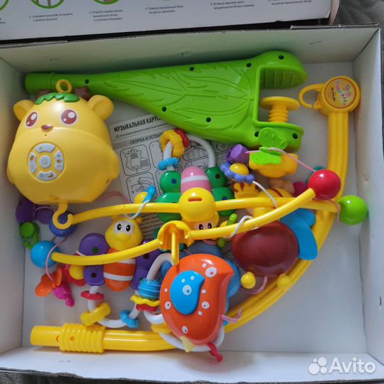 Музыкальный мобиль на кроватку с ночником