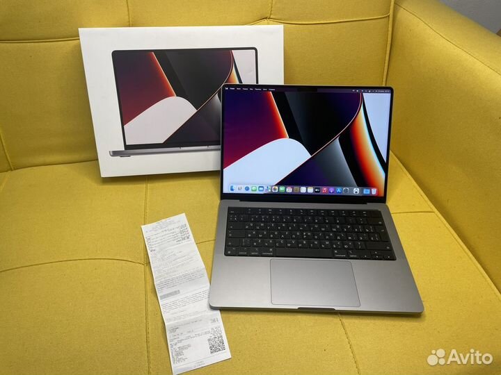 Топовый MacBook Pro 14 m1 Pro 16Gb 1Tb 2022