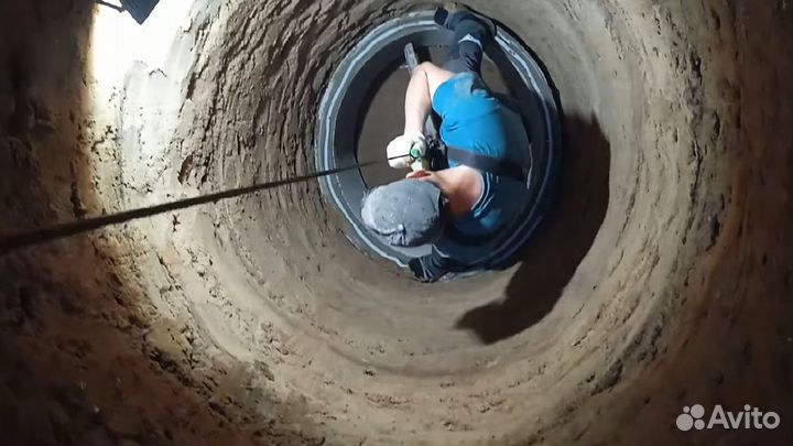 Чистка, ремонт и углубление колодцев