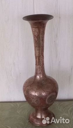 Ваза Индия латунь 70е гг Винтаж