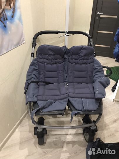 Коляска 3 в 1 Teutonia Team Cosmo для двойни