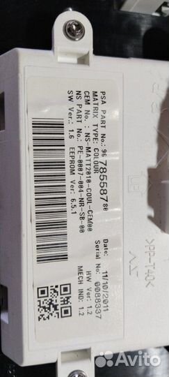 Щиток приборов Citroen C4 B7 хетчбек 5F02 EP6T