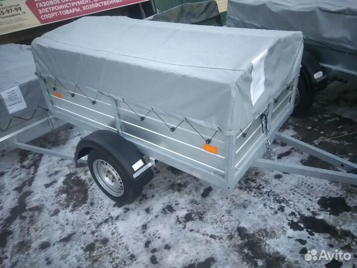 Прицеп Русич 1079 203 цинк. в сборе 205х127