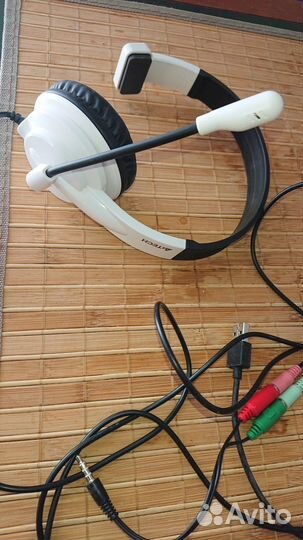Наушники с микрофоном A4tech bloody HS-10 2м