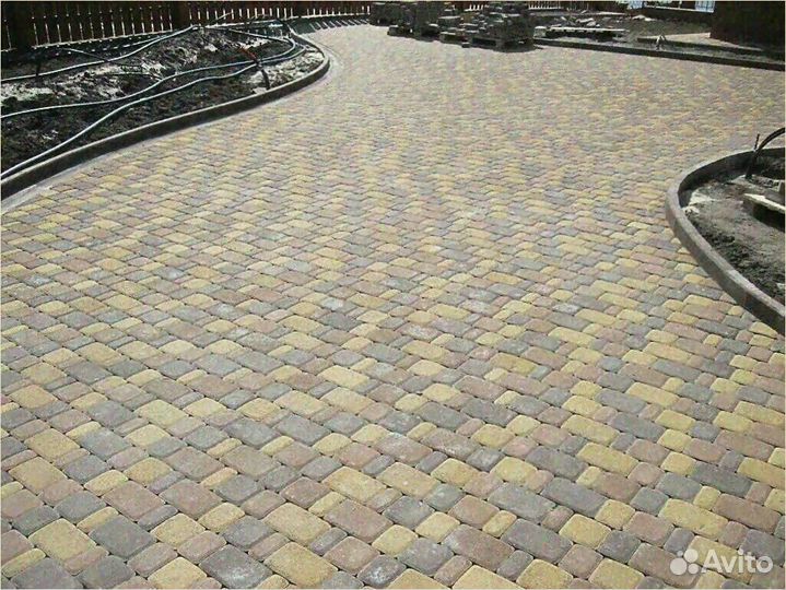Тротуарная плитка в ассортименте с завода