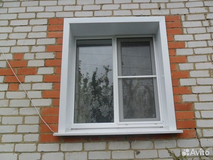 Окно пвх с москитной сеткой