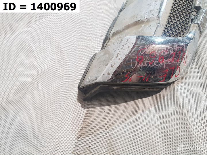 Спойлер заднего бампера Mercedes M-kl