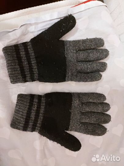 Перчатки мужские зимние шерстяные