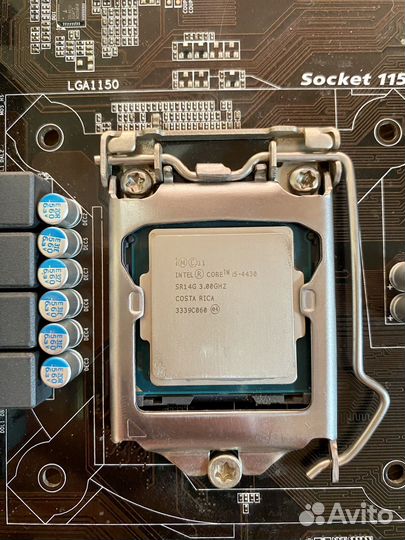 Комплект (1150): мать + проц i5 + башня