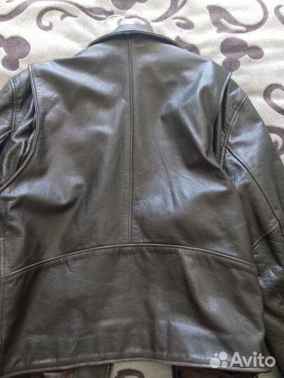 Кожаная куртка косуха мужская 54 56