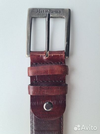 Мужской кожаный ремень Mario Bruni
