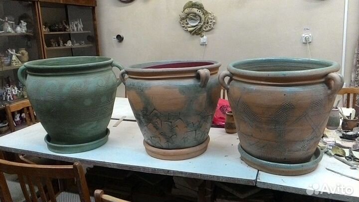Горшки керамические