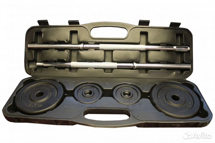 Набор гантелей, штанга, комплект 25 кг ldbs-200