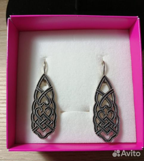 Серьги серебряные