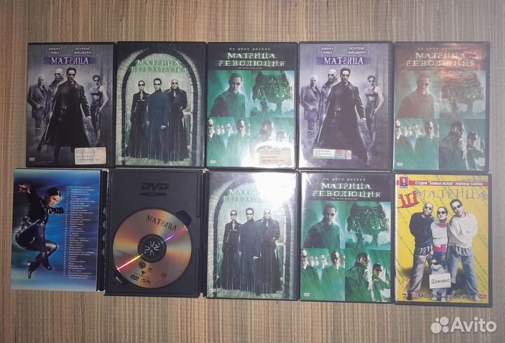 Vhs, DVD Властелин колец, Крепкий орешек, Матрица