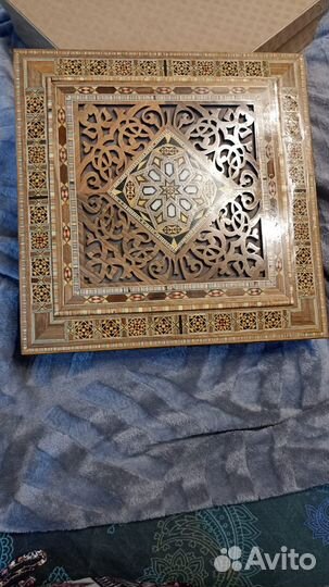 Шкатулка большая деревянная