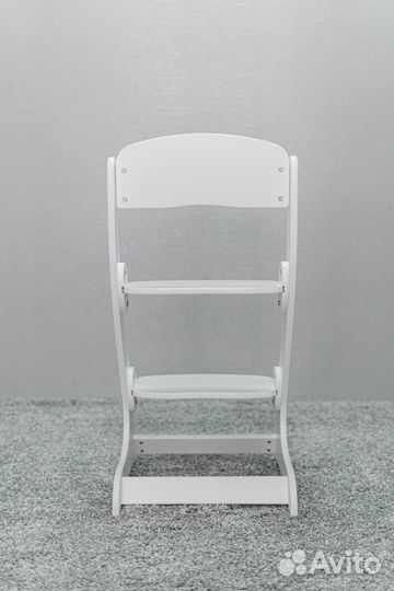 Растущий стул белый