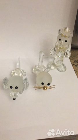 Фигурки хрусталь чехословакия