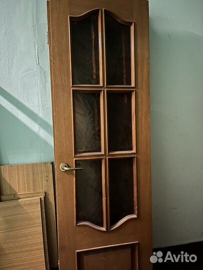 Двери деревянные натуральный шпон 2 шт