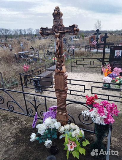 Крест надгробный мрамор Памятник