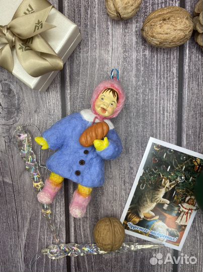 Ватная игрушка СССР