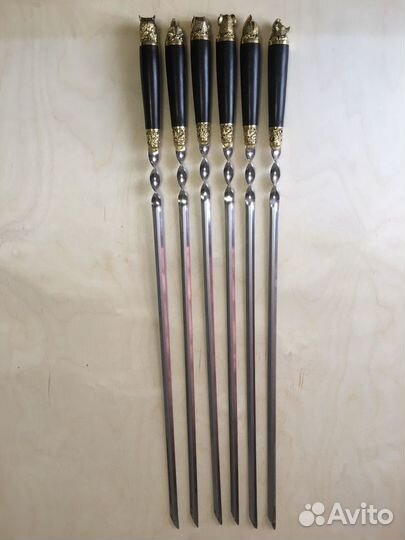 Набор шампуров 6 зверей