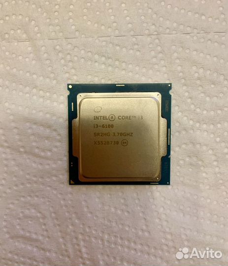Процессор Intel core i3 6100 lga1151