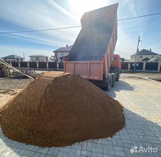 Доставка песка/ самосвалом