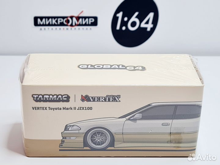 Модель Tarmac 1/64 Toyota Mark II Белый