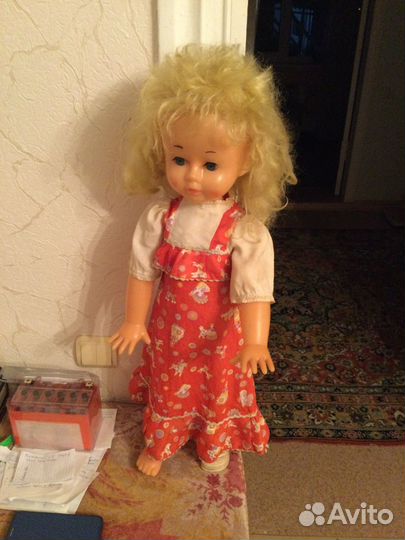 Мягкие игрушки СССР кукла Нина