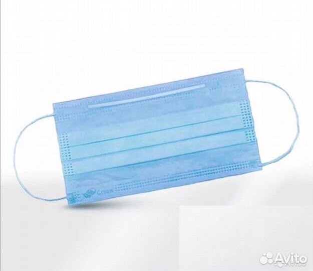 Маска медицинская трехслойная