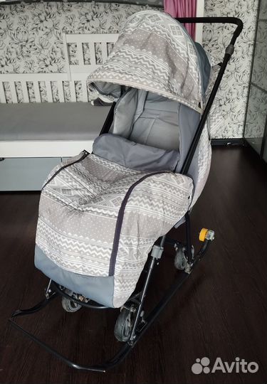 Детские санки коляска