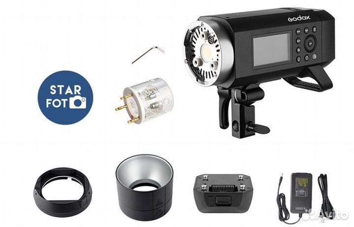 Вспышка аккумуляторная Godox AD400Pro 400дж