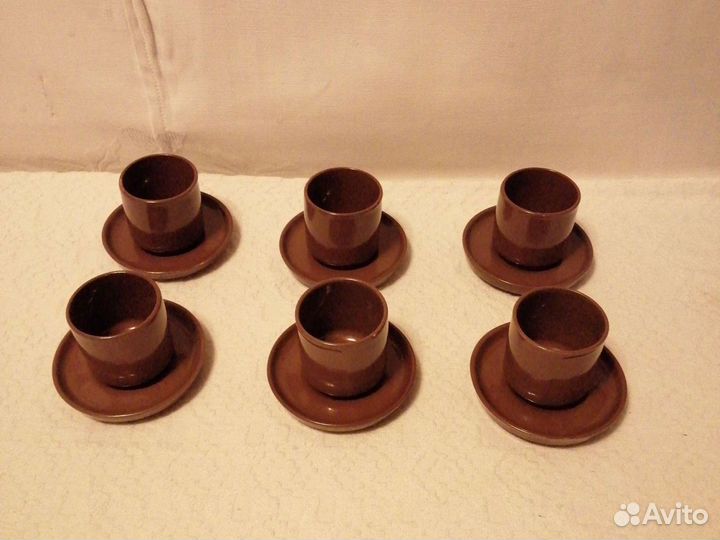 Посуда СССР. Набор для торта. Креманки