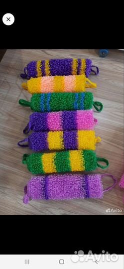 Мочалки ручной работы