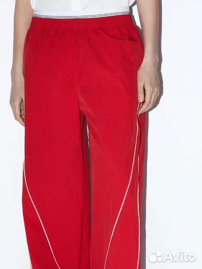 Брюки спортивные широкие с лампасами