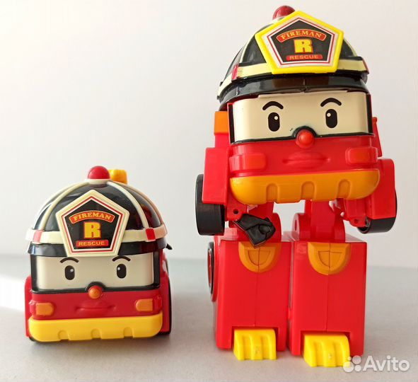 Машина пожарная инерционная робот-трансформер Рой