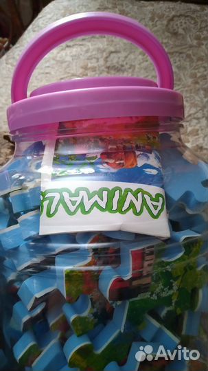 Пазлы крупные пенные