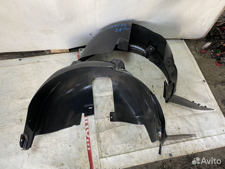 Задние подкрылки Peugeot 307 SW