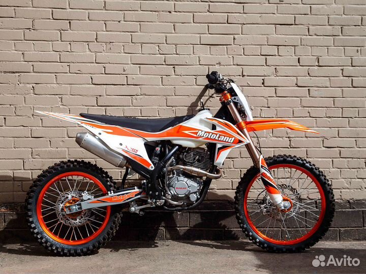 Мотоцикл эндуро Motoland SX250 оранжевый