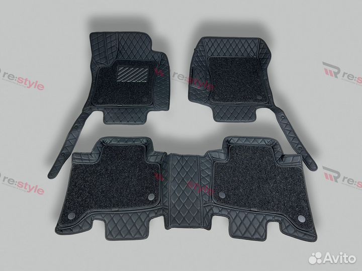 Ковры салона 3D Toyota Rav4 (XA30) 06-12г LH Черны