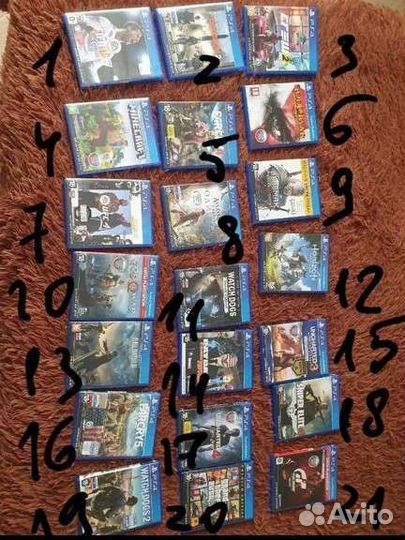 Диски игры для ps4