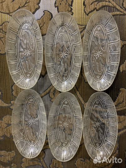 Рыбница/икорница пластиковая СССР (6 шт)