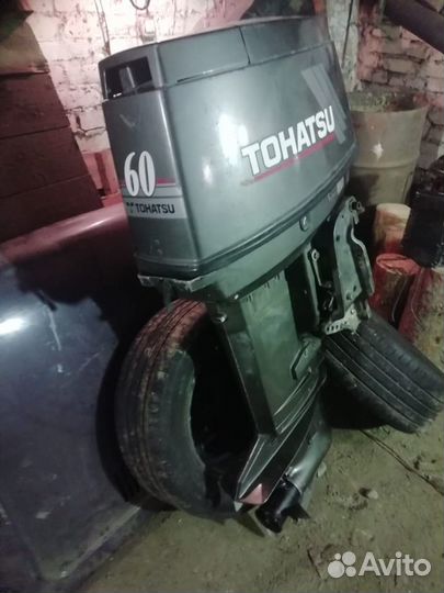 Лодочный мотор Tohatsu 60 (на запчасти)